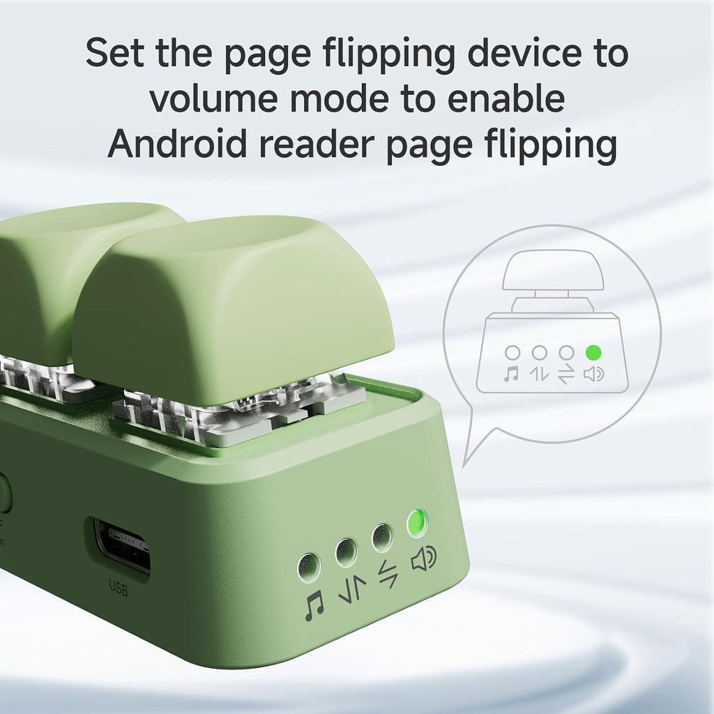 Free2 Bluetooth remote/page turner for E-Readers, XTEINK, KOBO, BOOX, Android