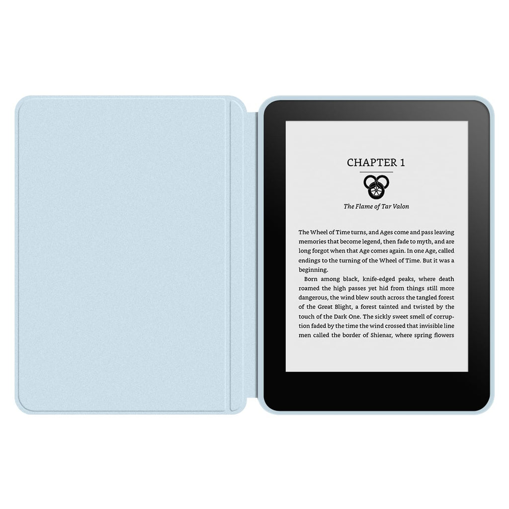 Clear Case with Smart Protective Cover NO Handle For Kindle Basic 6" Inch 2022/2024 Release