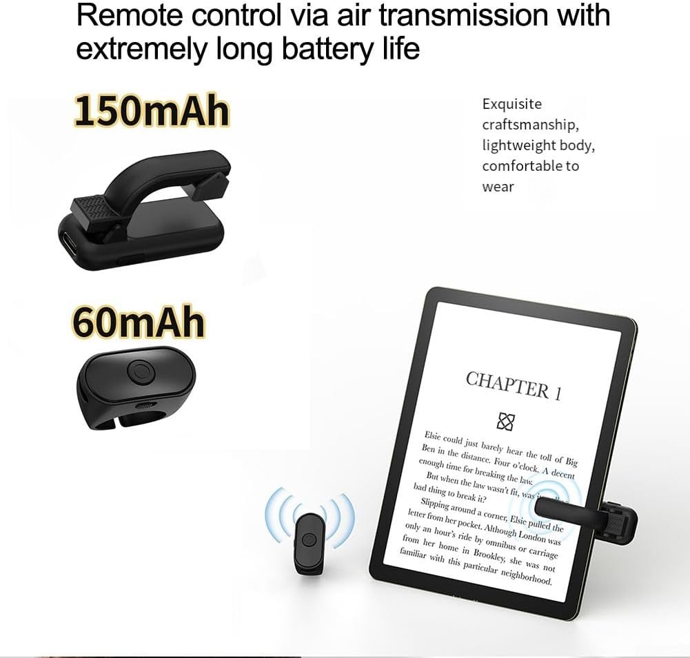 Ring Remote Page Turner for Ebook Reader Kindle, Kobo, Xteink, Sony