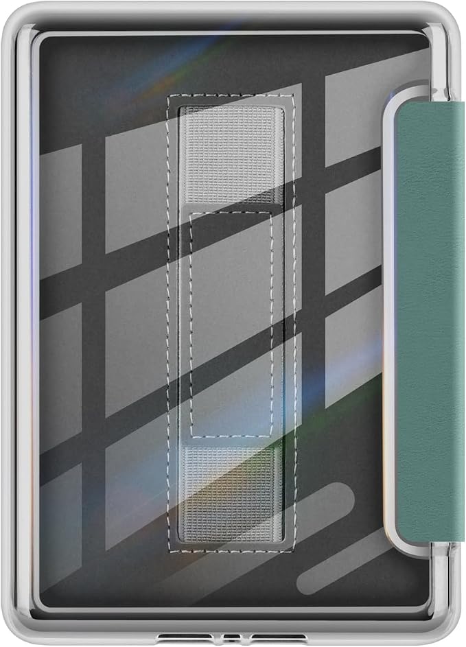 Clear Case with Smart Protective Cover with Handle For Kindle Basic 6" Inch 2022/2024 Release