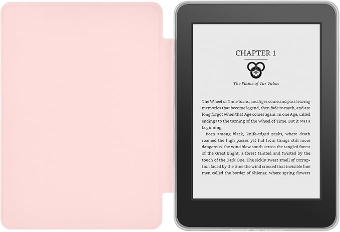 Clear Case with Smart Protective Cover, auto sleep wake NO Handle for Kindle paperwhite 7 inch 2024 Release