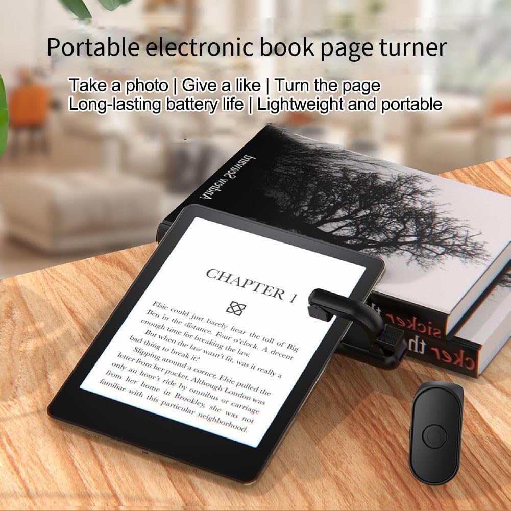 Ring Remote Page Turner for Ebook Reader Kindle, Kobo, Xteink, Sony