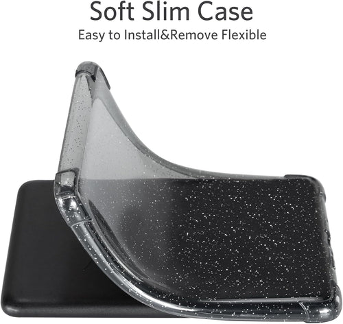 Glitter Clear Kindle Jelly Case (Sticker & Kindle Aesthetic Friendly)