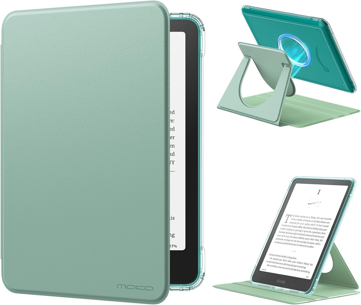 Magnetic rotating 360 smart Case for Kindle, Kindle paperwhite, Signature, colorsoft