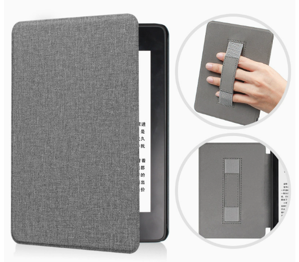 Premium Smart Folio Case with Hand Strap for Kindle 6 Inch Gen 11 (2022 & 2024)