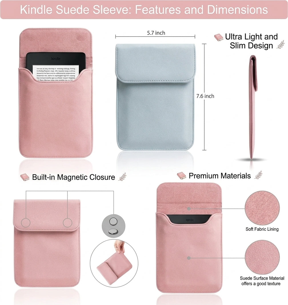 Sleeve Kindle 6"  Case Protective Pouch Bag Case Cover