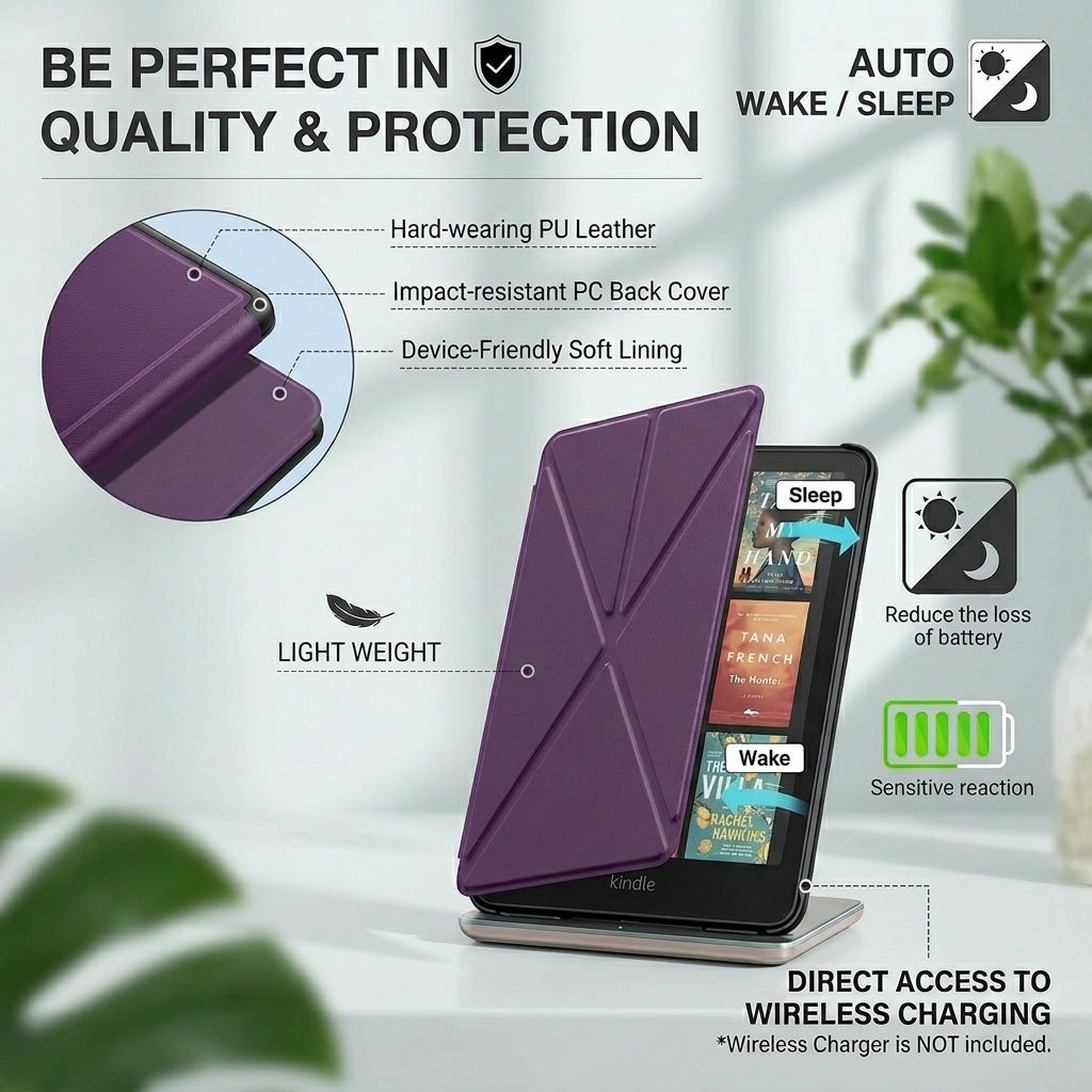 Case Lipat Origami for Kindle 6 inch