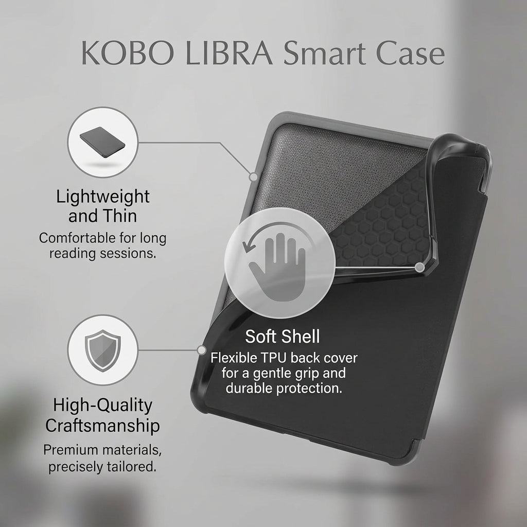 Smart case Flip untuk Kobo Libra Colour 2024