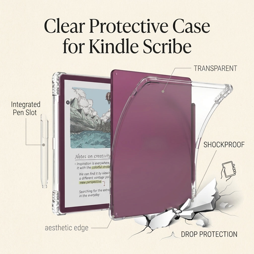 Clear Case for Amazon Kindle Scribe