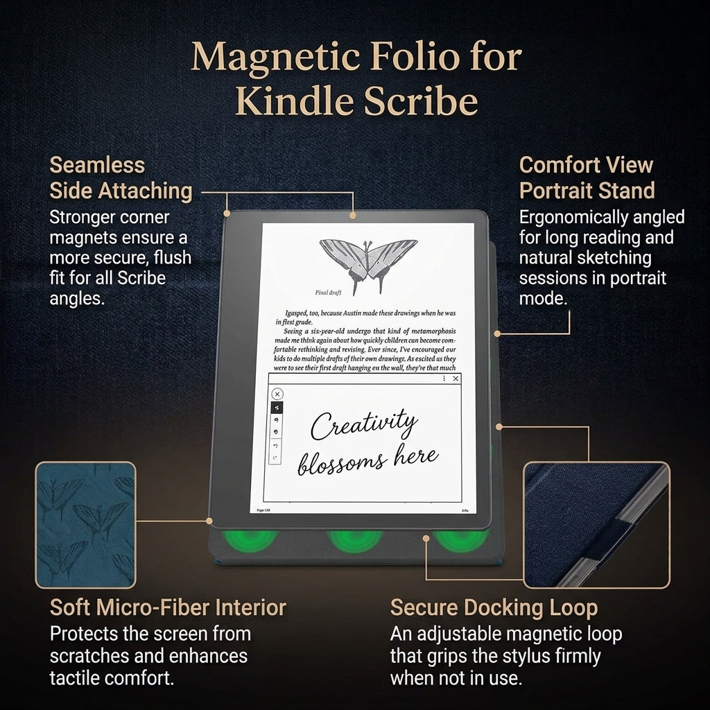 Case Magnetic for Amazon Kindle Scribe 10.2 inch 2022/2024