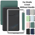 Clear Case with Smart Protective Cover NO Handle For Kindle Basic 6" Inch 2022/2024 Release