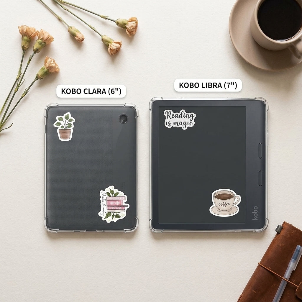 Kobo Clara/Libra Colour/BW Clear Case | Slim & Lightweight Design | Anti-Slip & Scratch Resistant