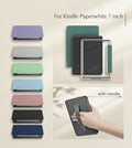 Clear Case with Smart Protective Cover with Handle Kindle paperwhite 7 inch 2024 Release