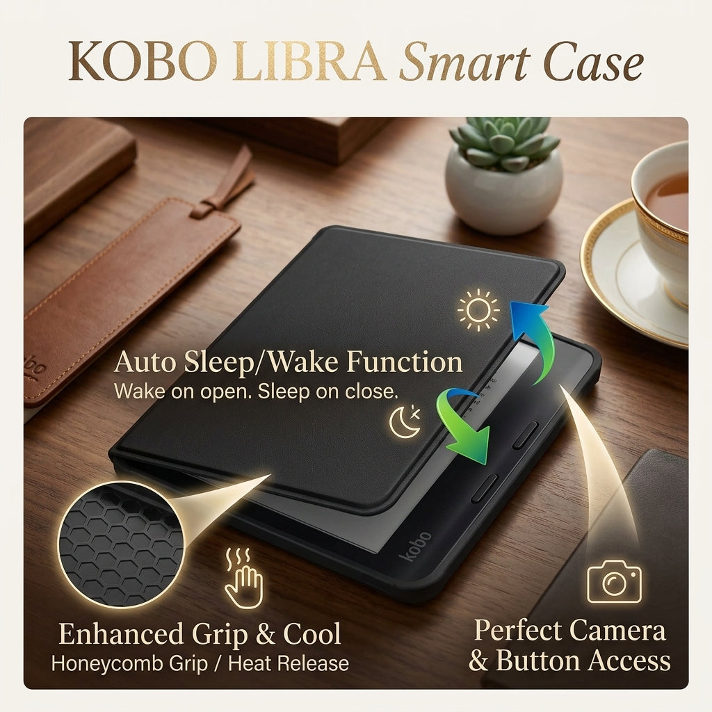 Smart case Flip untuk Kobo Libra Colour 2024