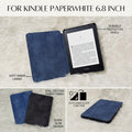 Case Denim sintetis Kindle Paperwhite ukuran 6.8inch (11th Generation-2021)
