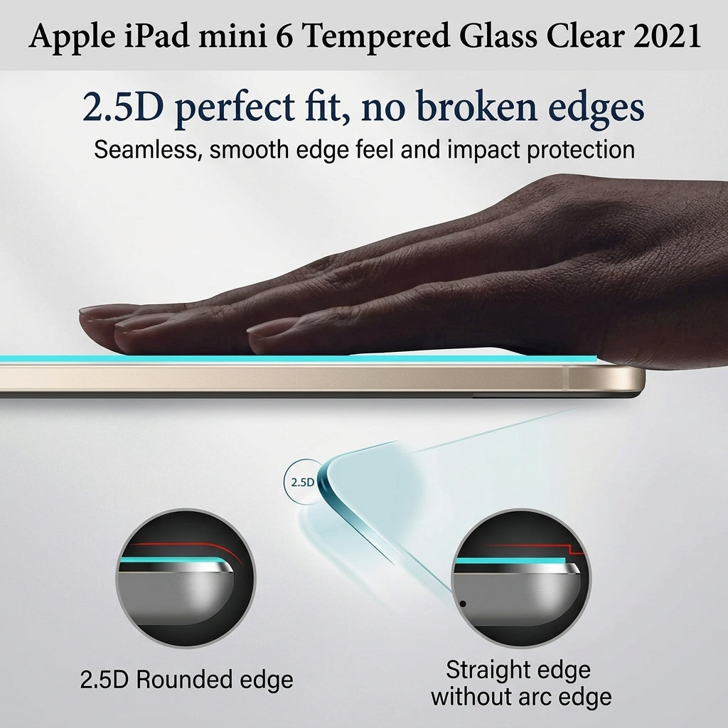 Apple iPad mini 6 Tempered Glass Clear 2021