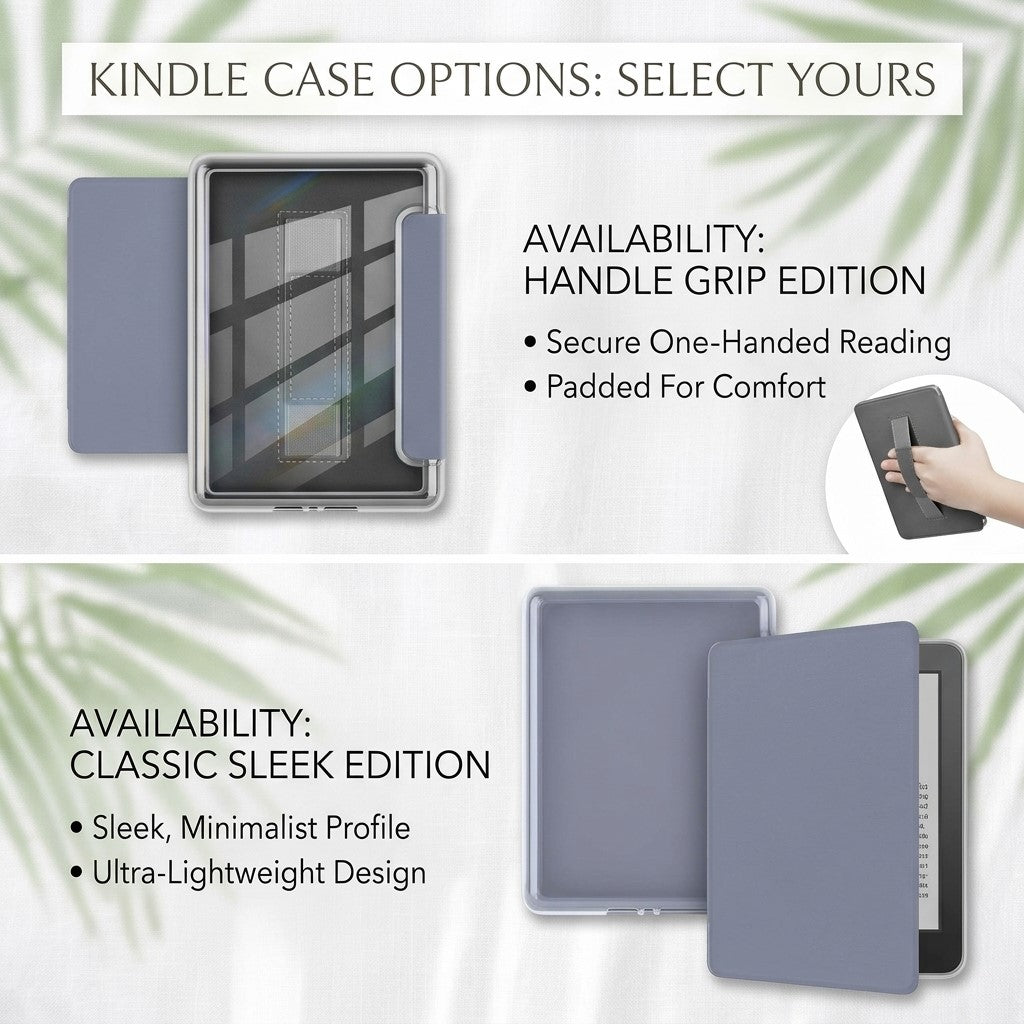 Clear Case with Smart Protective Cover with Handle Kindle paperwhite 7 inch 2024 Release