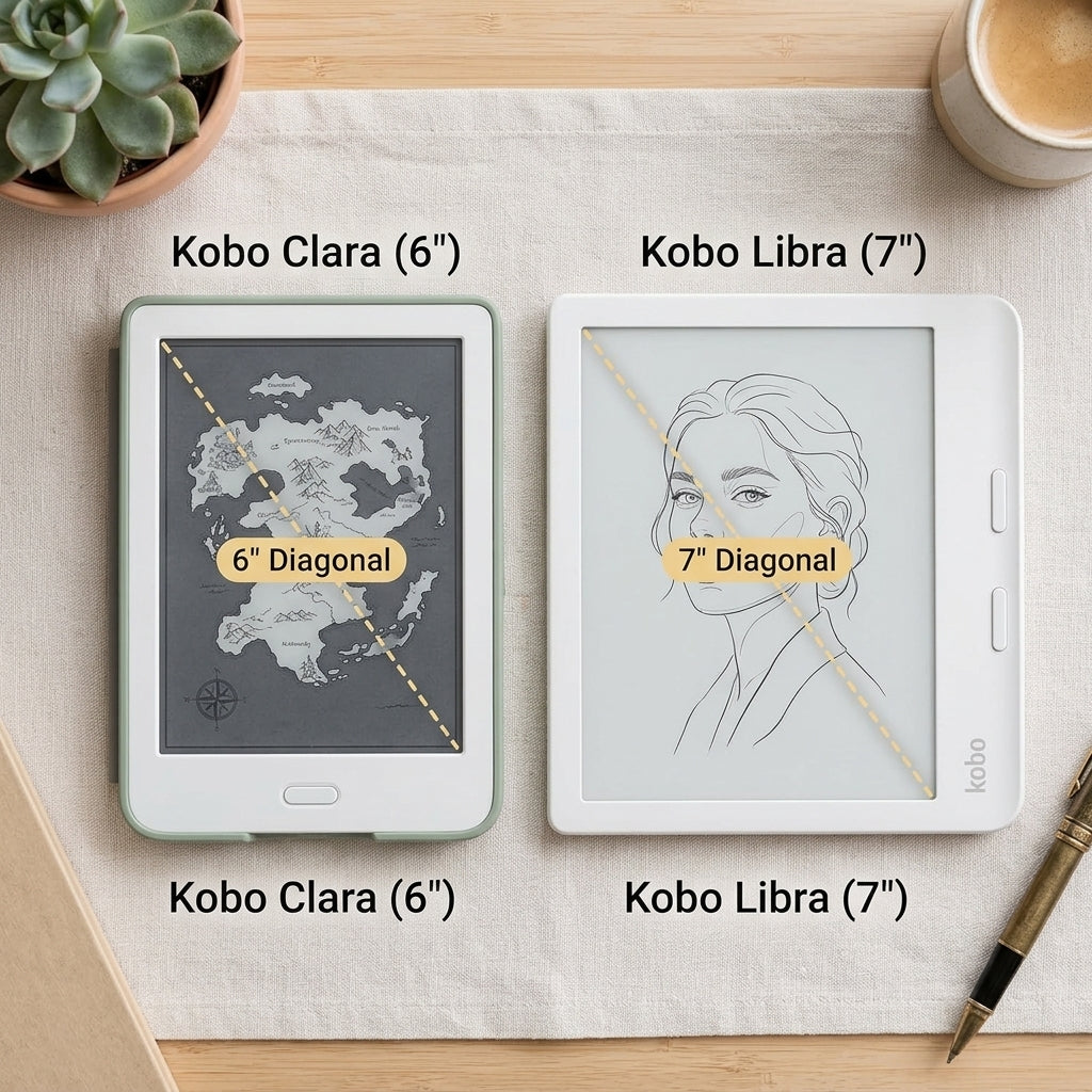 Kobo Clara/Libra Colour/BW Clear Case | Slim & Lightweight Design | Anti-Slip & Scratch Resistant