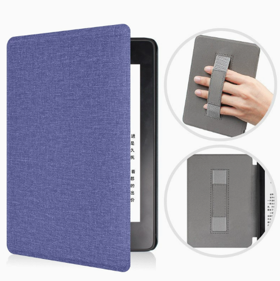 Premium Smart Folio Case with Hand Strap for Kindle 6 Inch Gen 11 (2022 & 2024)