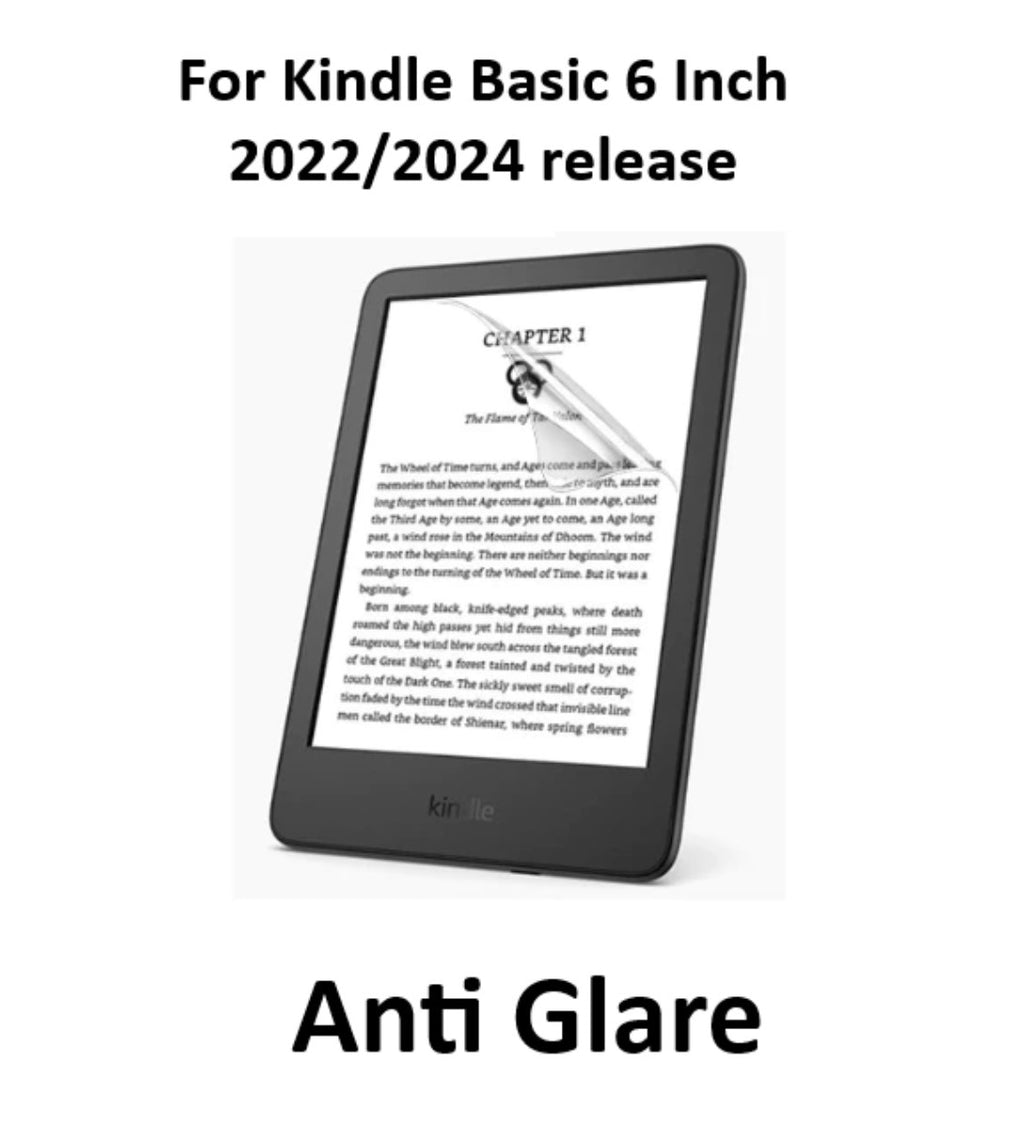 Screen Protector untuk Kindle Basic 6 Inch Release 2022/2024 - Anti Glare