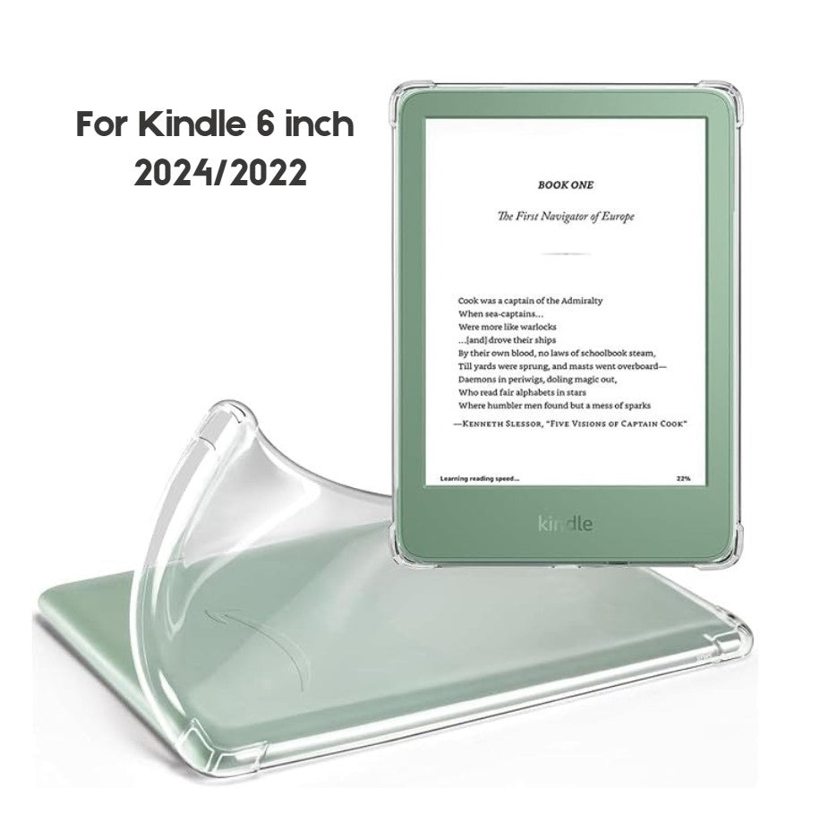 Clear Case 6 inch for Kindle Basic 2024 / 2022
