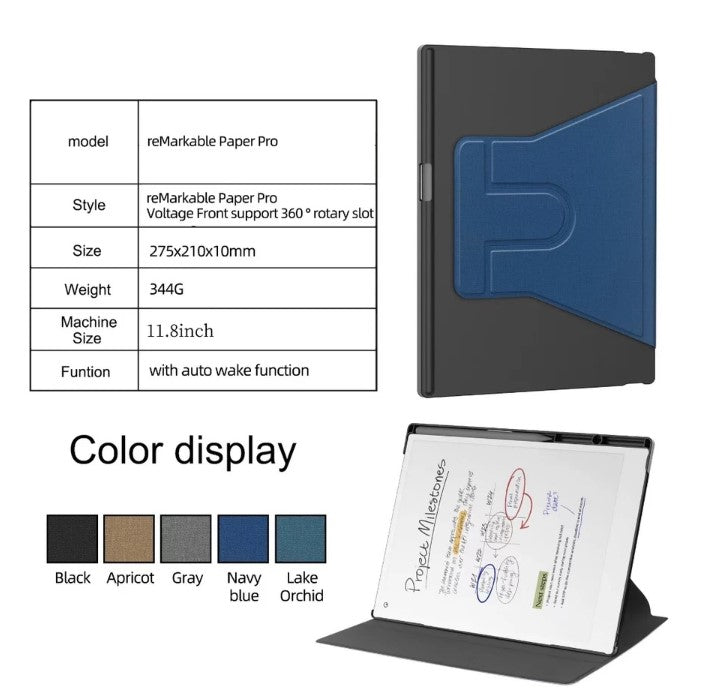 Protactive Rotating Case - for reMarkable Paper Pro 11.8" inch 2024