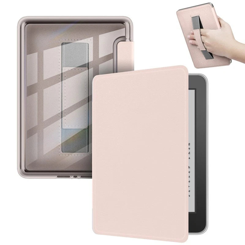 Clear Case with Smart Protective Cover with Handle Kindle paperwhite 7 inch 2024 Release