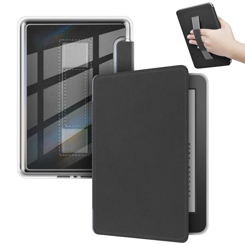 Clear Case with Smart Protective Cover with Handle Kindle paperwhite 7 inch 2024 Release