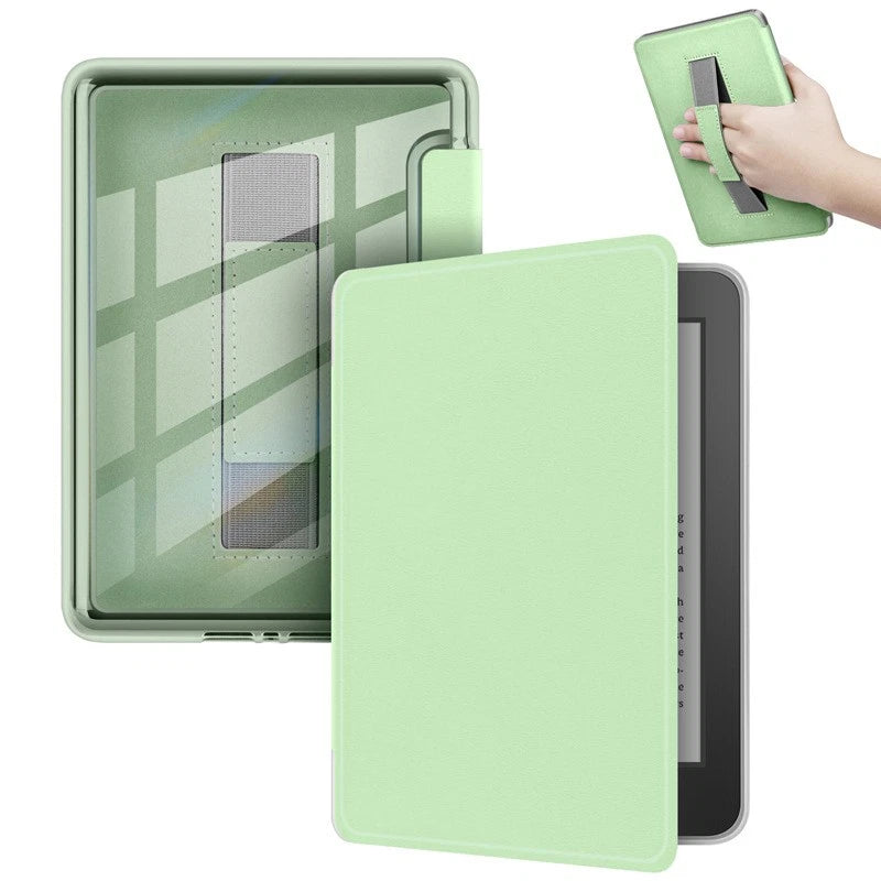 Clear Case with Smart Protective Cover with Handle Kindle paperwhite 7 inch 2024 Release