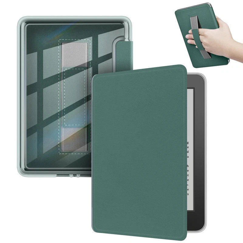 Clear Case with Smart Protective Cover with Handle Kindle paperwhite 7 inch 2024 Release